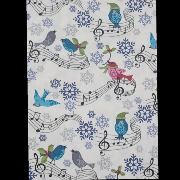 Songbirds & Musical notes with Snowflakes - Picture 3 of 4